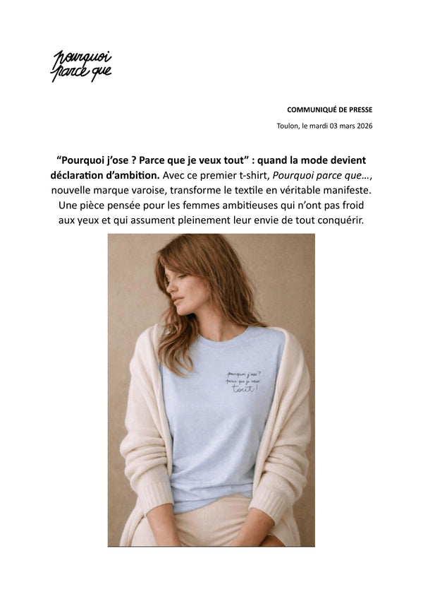 Communiqué de presse