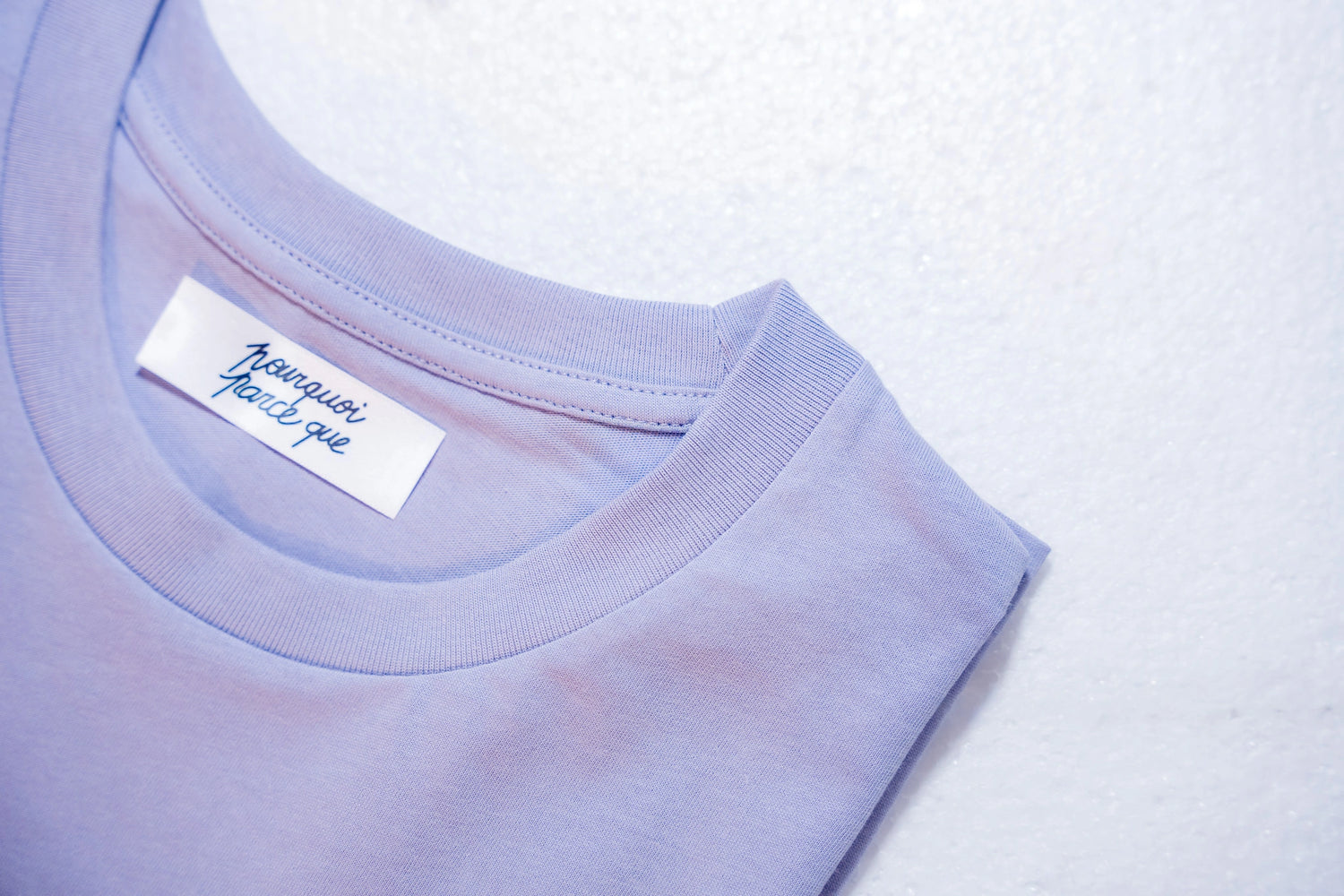tee-shirt pourquoi parce que col rond