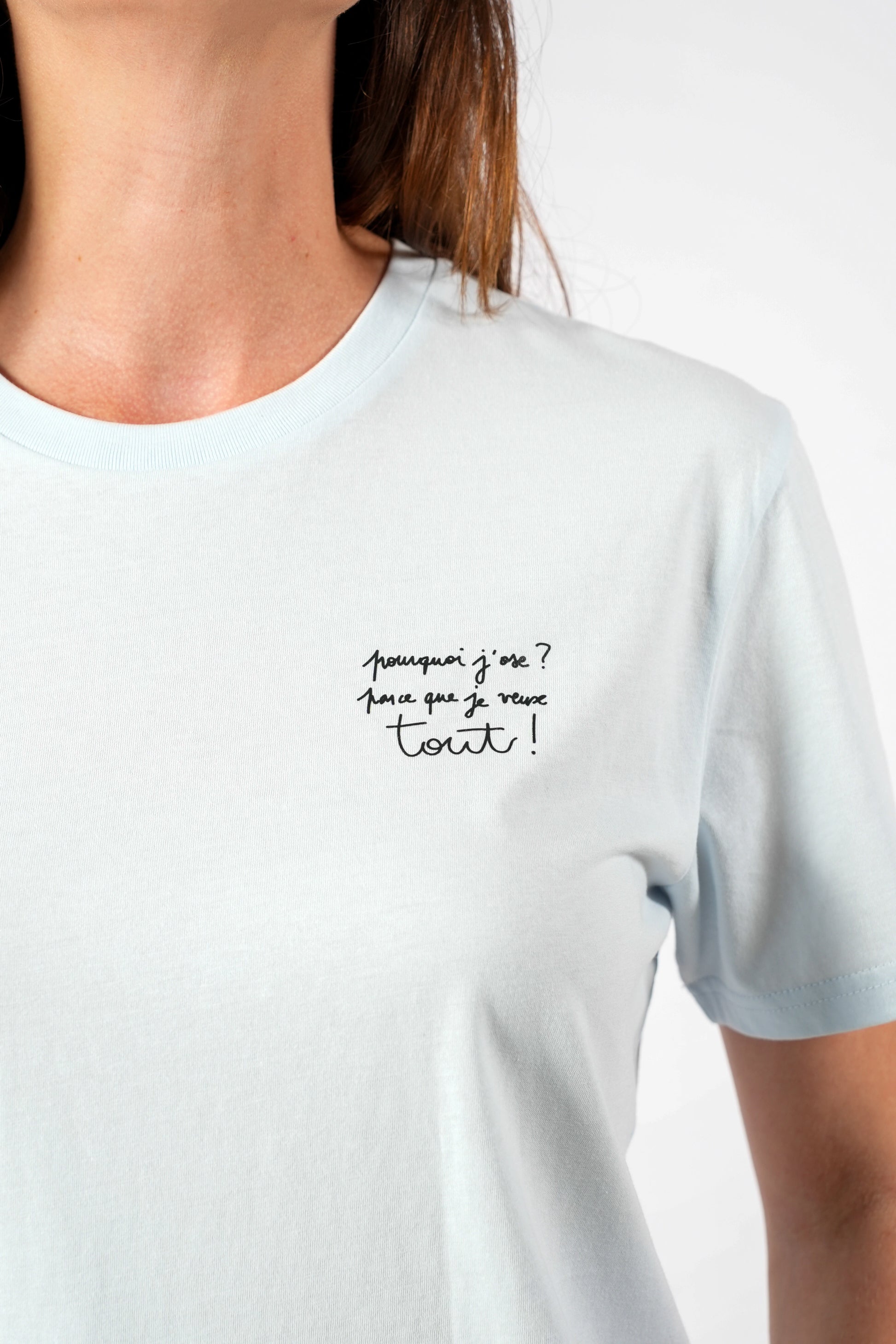 tee-shirt cache cartes de la marque pourquoi parce que 