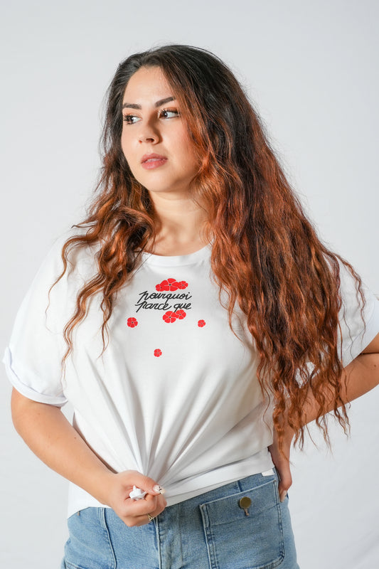 Tee shirt Printemps oversize