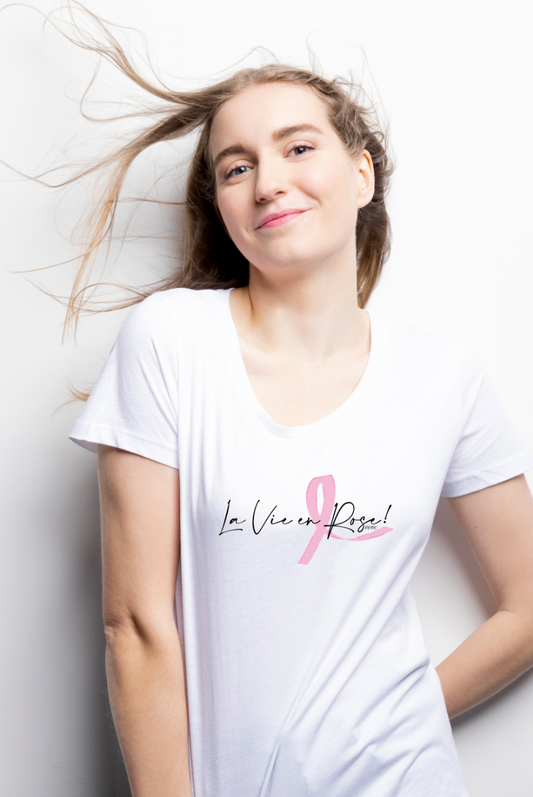 TEE SHIRT LA VIE EN ROSE