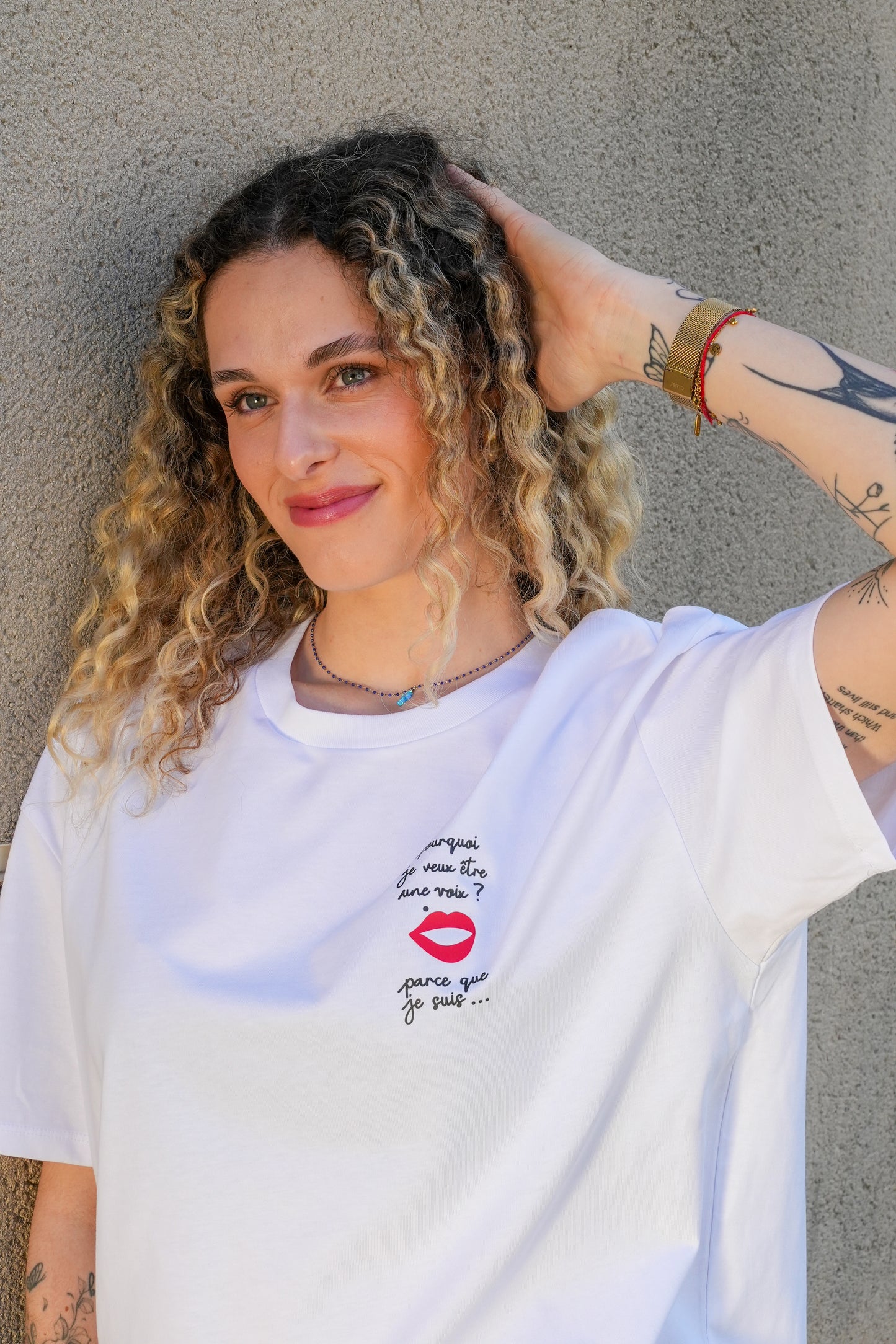 modèle tee-shirt MOUTH avant